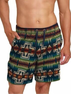 🆕 Pendleton Harding Shoreside swim trunks shorts with full liner